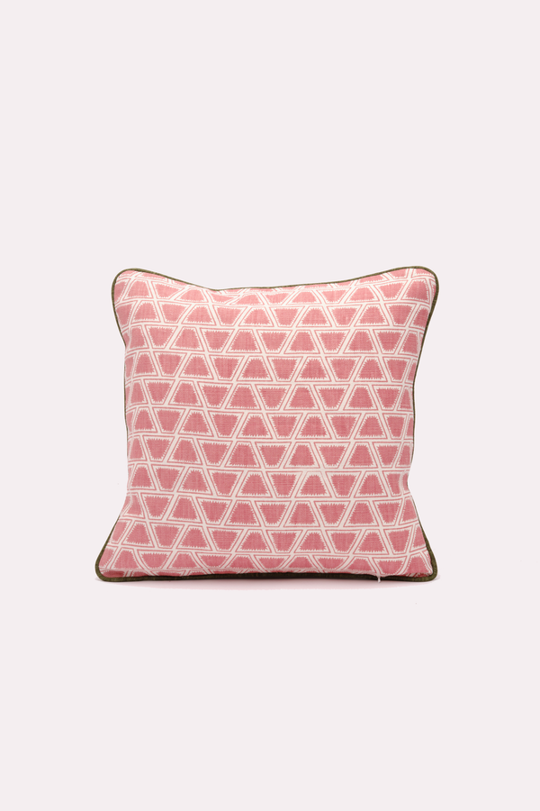 Reversible Cushion with green trim