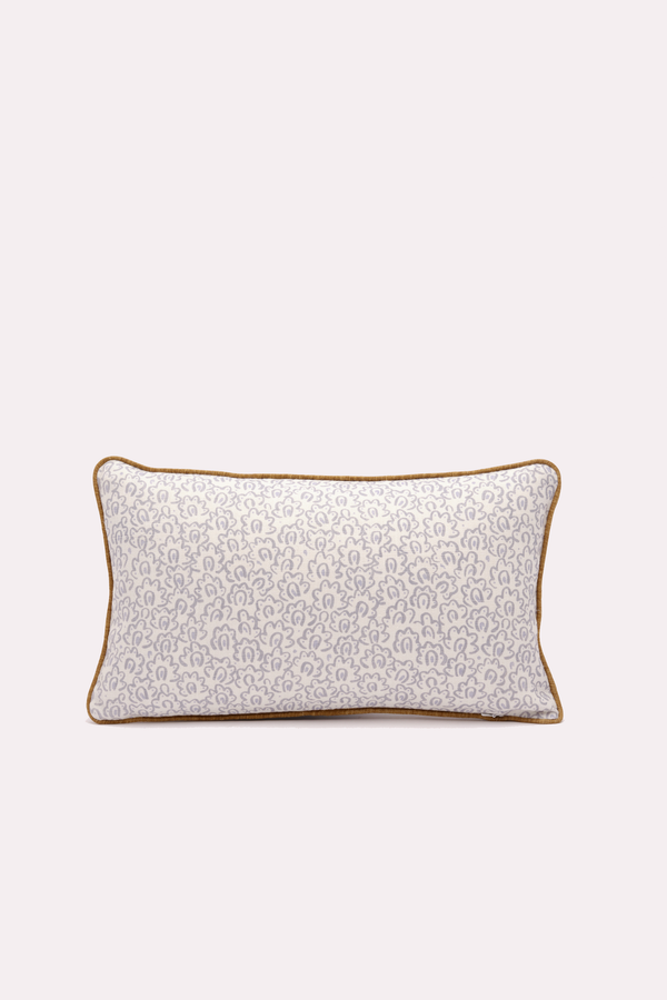 REVERSIBLE CUSHION WITH Mustard piping
