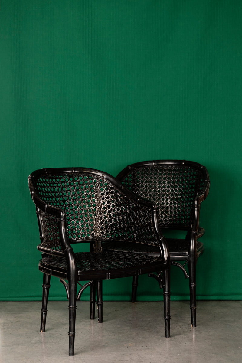 Faux bamboo chair