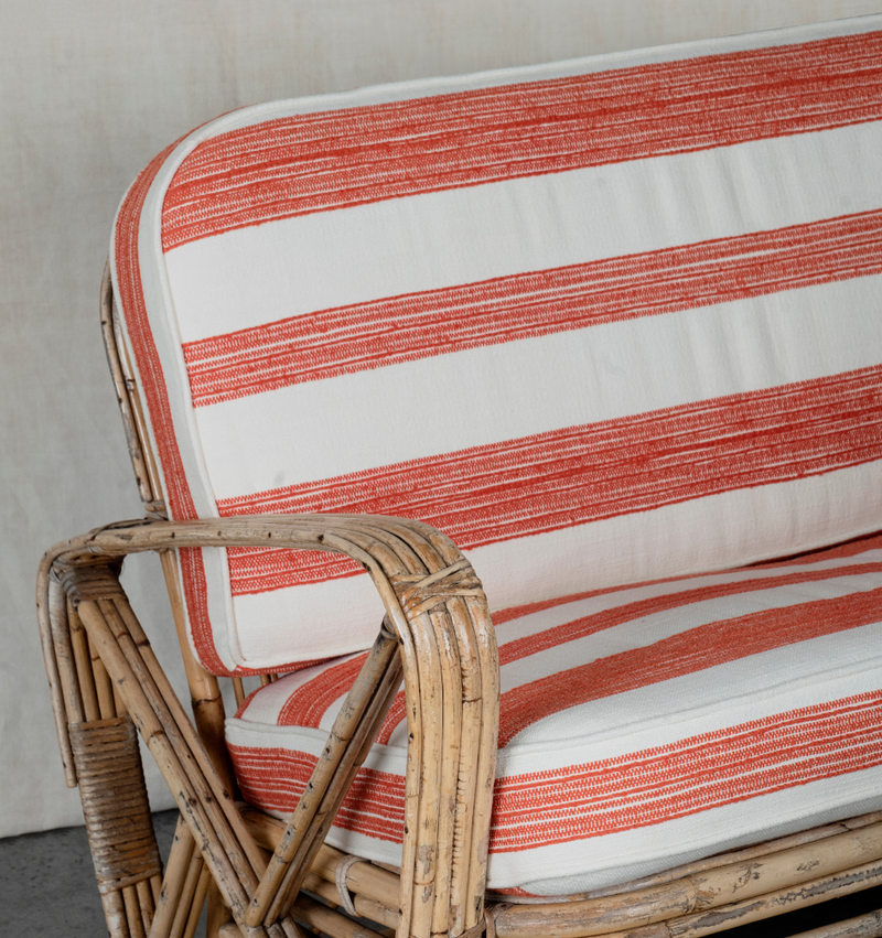 Art Deco Cane Sofa & Armchair