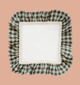 Moss Green Check Set of 2 Napkins
