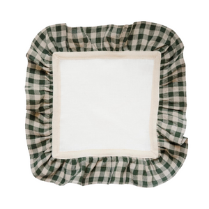 Moss Green Check Set of 2 Napkins