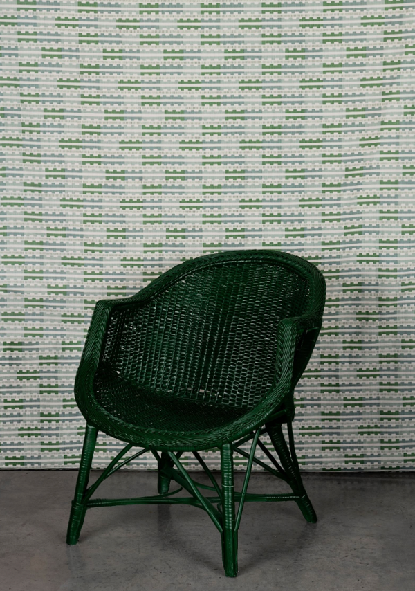 Green Wicker Chair